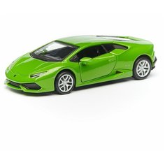 Bburago Коллекционная машинка 1:32 PLUS "Lamborghini Huracan LP 610-4", зеленый