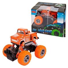 Машинка "Джип "Автомаркет", пластмассовая, инерционная, с элементами металла, в коробке, 14х10х11,5см Junfa Toys