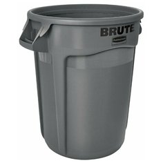 Контейнер BRUTE 75 л универсальный, антивандальный, Серый, Rubbermaid