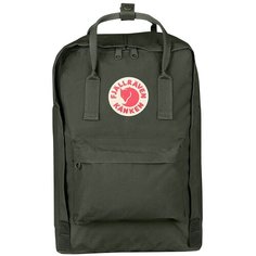 Рюкзак Fjallraven Kanken Laptop 15", темно-зеленый, 28х16х40 см, 18 л