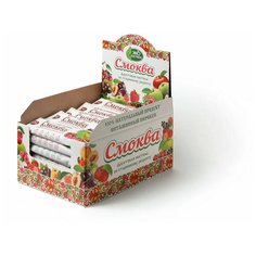 Смоква Яблочно-смородиновая, 30 гр. (шоу бокс 30 шт.) ЭКО пастила