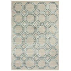 Ковер индийский Kover.ru OCTAGON RUG SILVER, Арт-шелк 2.3x1.6