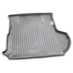 Element Коврик в багажник MITSUBISHI Outlander XL, с сабв. 2005-2010, 2010-2012, кросс. (полиуретан, серый)