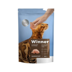 Сухой корм для кошек Winner с курицей 190 г