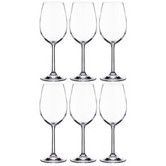 Набор бокалов для вина CRYSTALIYE GASTRO / COLIBRI 350 мл 6 шт, Высота: 22 см. Crystalite Bohemia