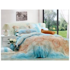 Постельное белье /GUTEN MORGEN/ перкаль наб. рис.577 1,5 сп. с нав.50х70 см