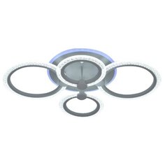 Интерьерная потолочная люстра в современном стиле на 5 ламп с площадью освещения до 15 кв.м. SF7059/5C-GY-RGB Seven Fires