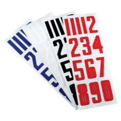 Наклейка BAUER Numbers(синий) Бауэр