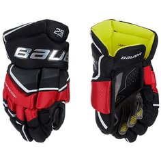 Перчатки хоккейные BAUER Supreme 2S Pro S19 YTH детские(8 / черно-красные/8) Бауэр