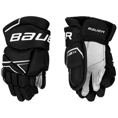 Перчатки хоккейные BAUER NSX S19 YTH детские(8 / черно-белые/8) Бауэр