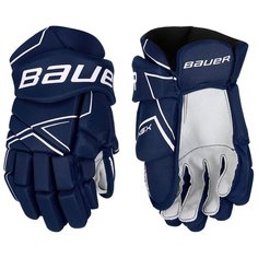 Перчатки хоккейные BAUER NSX S18 Sr взрослые(15 / темно-синий/15) Бауэр