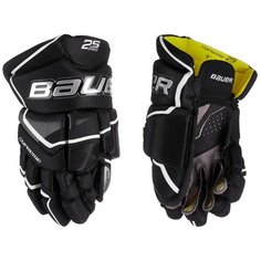 Перчатки хоккейные BAUER Supreme 2S Pro S19 YTH детские(8 / черно-белые/8) Бауэр