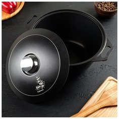 Кастрюля Kukmara "Традиция", 30*24,5*12,5 см, 3 л, алюминиевая крышка