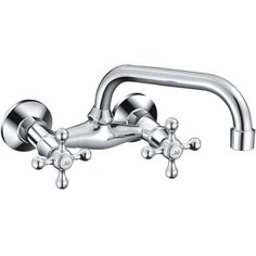 Cron Смеситель для ванны с поворотным изливом, хромированный, CN4708