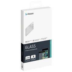 Защитное стекло 3D Deppa для Huawei Y9 2018 0.3 мм черная рамка 62480