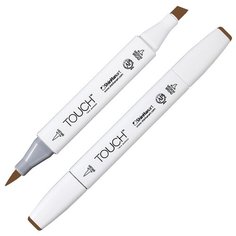 Маркер TOUCH BRUSH двухсторонний на спирт.основе цв.102 умбра натуральная