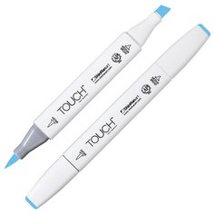 Маркер TOUCH BRUSH двухсторонний на спирт.основе цв.271 синий светлый