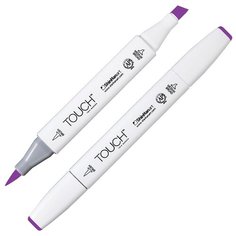 Маркер TOUCH BRUSH двухсторонний на спирт.основе цв.082 фиолетовый светлый
