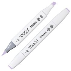 Маркер TOUCH BRUSH двухсторонний на спирт.основе цв.077 синий бледный