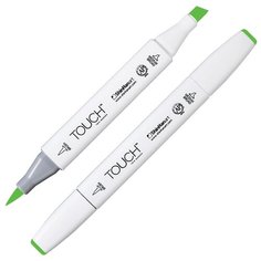 Маркер TOUCH BRUSH двухсторонний на спирт.основе цв.047 зеленый травяной