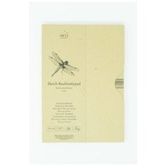 Альбом SM-LT Authentic Cream в папке А4 100л 80 г/м2 кремовый, склейка EA-100/C Smiltainis