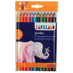 Набор цветных карандашей Derwent Lakeland Jubmo 12 цветов в блистере 33326