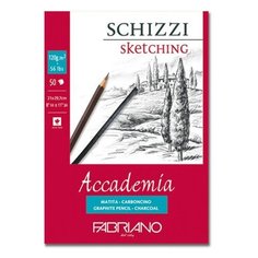 Блокнот-склейка для графики Fabriano "Accademia Schizzi" А5 50 л 120г/м.кв 41121421
