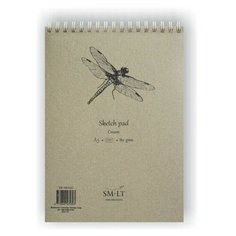 Альбом SM-LT Sketch cream А5 70л 80 г/м2 кремовый, спираль 5EB-70TS/C Smiltainis