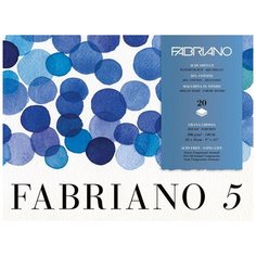 Альбом-склейка для акварели Fabriano "Disegno" 23х31см, 20л, 300г/м.кв, крупное зерно 19100262