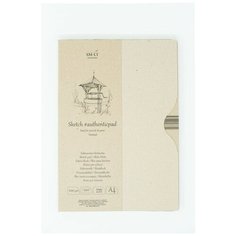 Альбом SM-LT Authentic Natural в папке А4 100л 100 г/м2 белый, склейка EA-100/NT Smiltainis