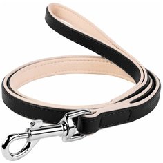 Поводок для собак COLLAR Brilliance (без украшений) черный 1.22 м 18 мм