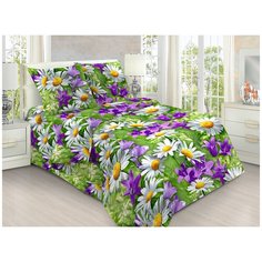 Постельное белье Mercury Home Полевая ромашка 1.5 СП Бязь