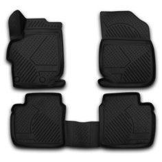 Комплект ковриков салона ELEMENT CARCRN10041 для Citroen C-Elysee 4 шт. черный
