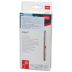 Указка лазерная NOBO "4 в 1" (указка, стилус, ручка, фонарик) (ACCO Brands) (1902262)