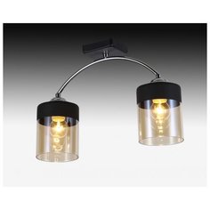 Люстра HIPER H111-2 2*Е27*60Вт BLACK/CHROME