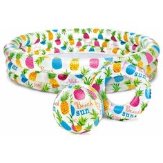 Бассейн INTEX арт.59469 Джунгли р.132х28см (мяч,круг)