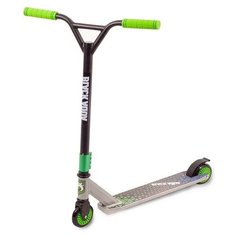 Самокат трюковой (STUNT SCOOTER-3) черно/зеленый Black Aqua