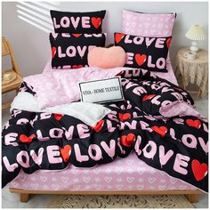 Комплект постельного белья СИТРЕЙД CL148, размер 1,5 спальный, сатин (50% хлопок, 50% полиэстер), наволочки 50х70 2 шт.