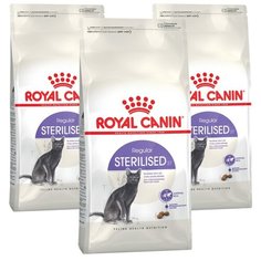 Сухой корм для стерилизованных кошек Royal Canin 37, профилактика избыточного веса 3 шт. х 2 кг