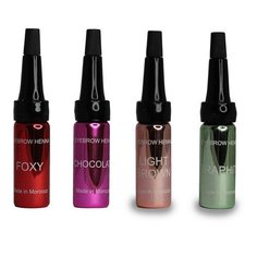 EkkoBeauty Хна для бровей Набор из 4-х оттенков light