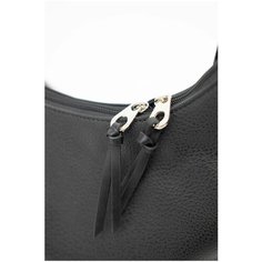 361-65 6087 Сумка хобо женская экокожа David Jones Черный