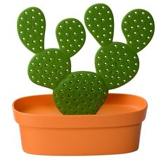 Qualy Контейнер для мелочей Caccessories 19.5 x 16.3 x 6.5см orange-green
