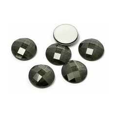 Стразы IDEAL термоклеевые Epoxy арт .HTF-9.15 15 мм цв.черный уп.25шт