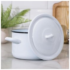 Кастрюля Лысьвенские эмали 2,9 л, без деколи