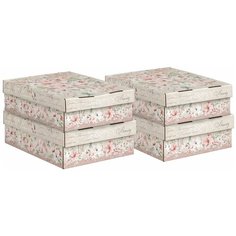 Набор коробов картонных 4 шт., 25*33*9 см, JARDIN Valiant