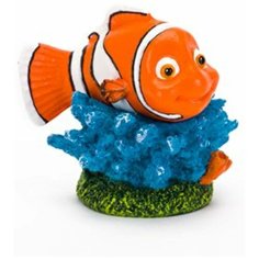 Фигурка для аквариума Penn-Plax Рыба-клоун Немо 3.3х4.5 см оранжевый/белый/синий