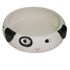 Миска для животных Foxie Puppy белая керамическая 15,5х4,5 см 340мл