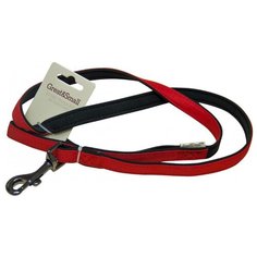 Поводок для собак GREAT&SMALL из высокопрочного рипстопа 20х1200мм неопрен красный