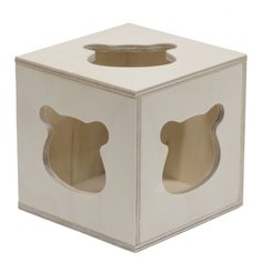 Дом-укрытие DoradoWooD Кубик 12х12х12см
