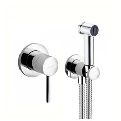 Встраиваемый смеситель Kludi Bozz с гигиеническим душем, хром 389980576